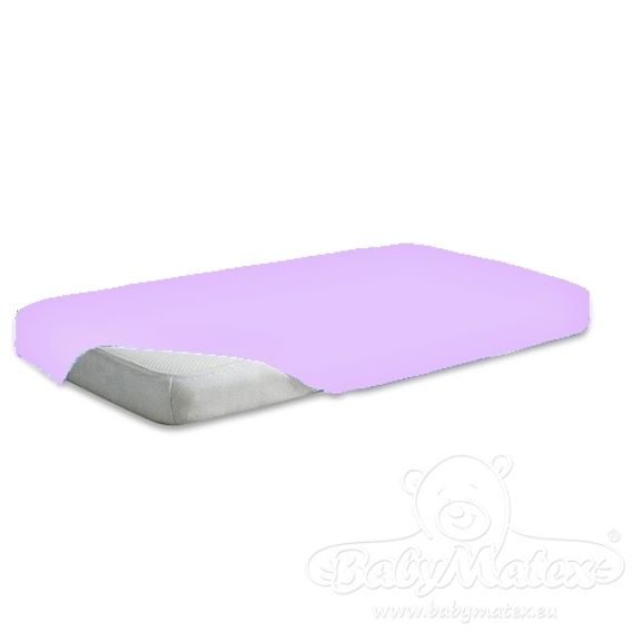 BabyMatex Prostěradlo JERSEY 120x60cm - FIALOVÉ