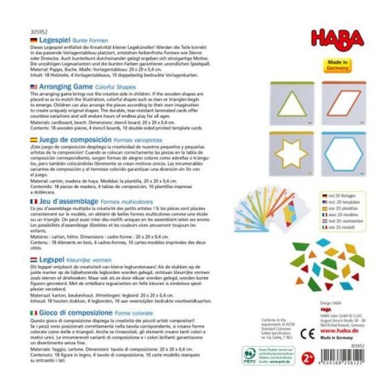 Haba Dřevěná skládačka Tangram