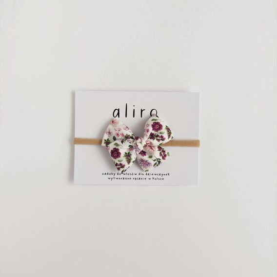 Aliro Čelenka Aline vzorovaná FIALOVO-RŮŽOVÉ KVĚTY