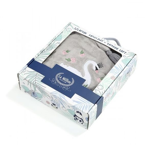 La Millou Župánek Bamboo Soft "M" - MINT & I LOVE PANDA