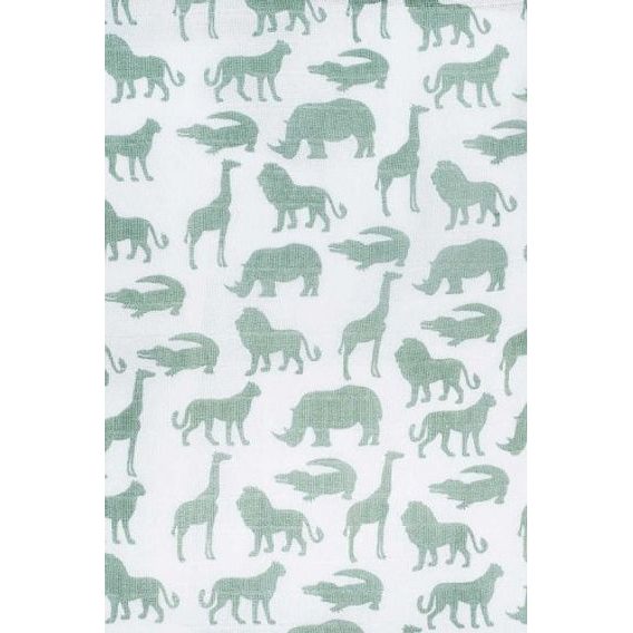 Jollein Pleny 4ks (70x70cm) - SAFARI FOREST GREEN