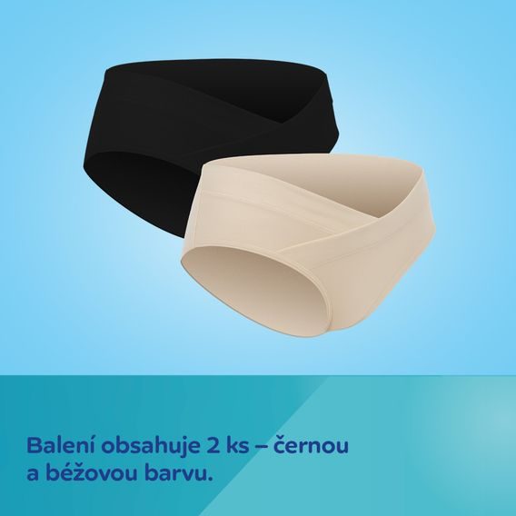 Canpol babies Těhotenské kalhotky s nízkým pasem MumFIT L 2ks