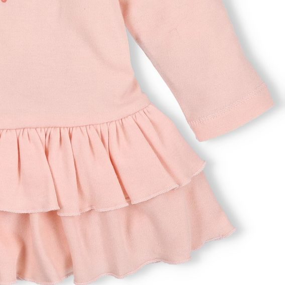 NINI Šatičky Meadow MERUŇKOVÉ