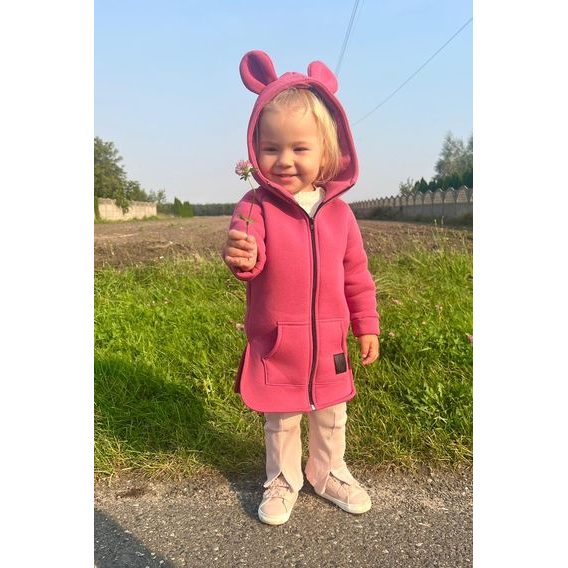 Bunnykids Mikino-kabátek NEW Medvídek Jahodová