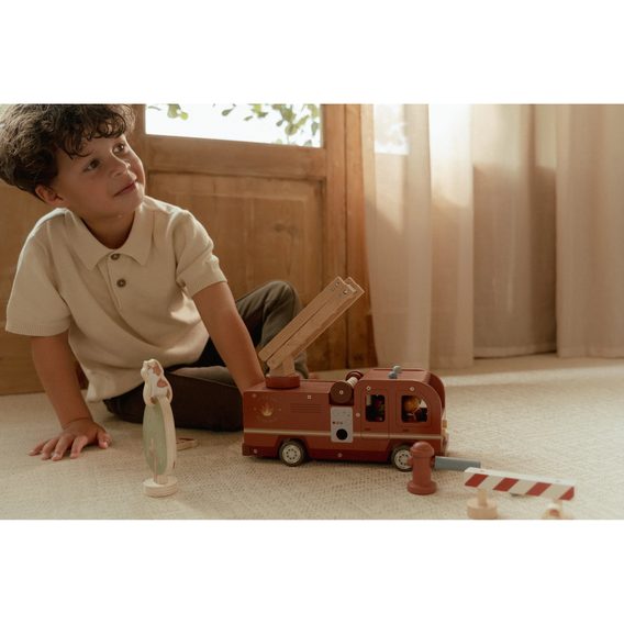 Little Dutch Hasičský náklaďák dřevěný