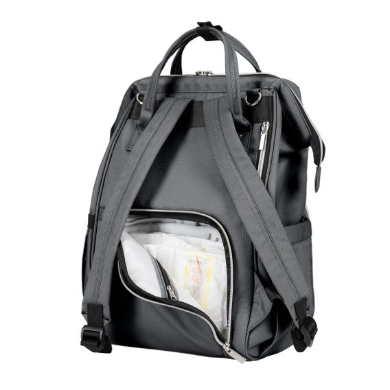KikkaBoo Přebalovací batoh Siena Dark Grey