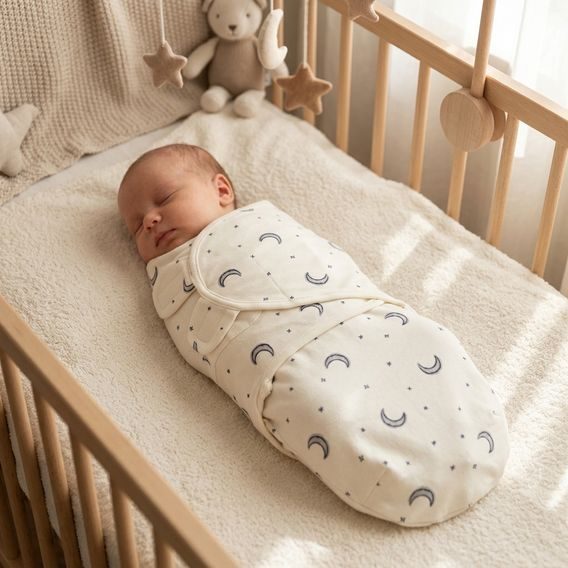 Meyco Zavinovačka 0-3m Moon Indigo