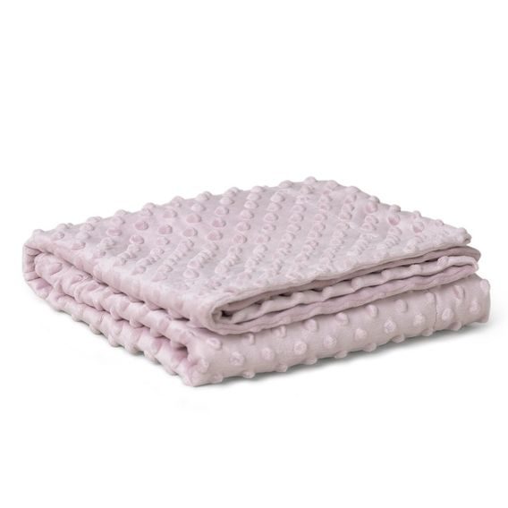 Interbaby Deka extra měkká Kuličky STARORŮŽOVÁ