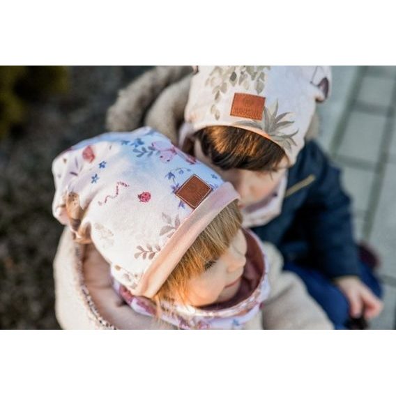 Makaszka Dětská čepice + nákrčník SAVANNA