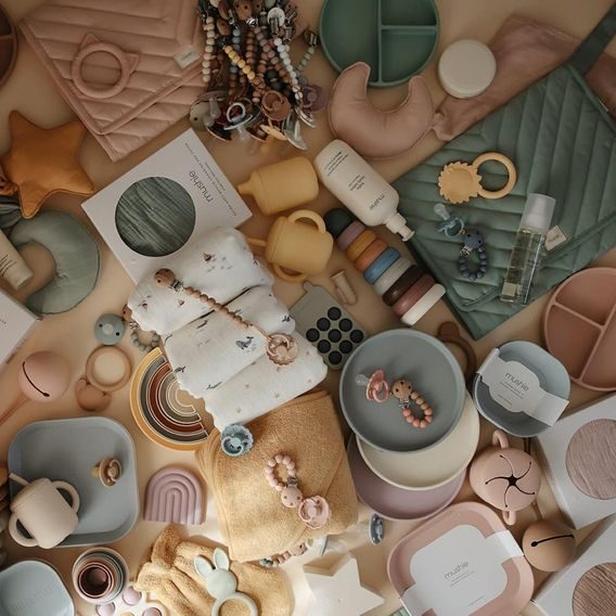 Mushie Klip na dudlík Hera SHIFTING SANDS