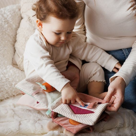 BabyOno Senzorická knížka Králíček KARO