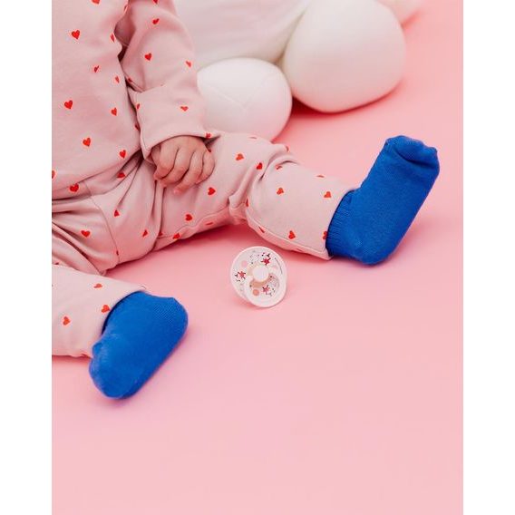 BIBS Moomin Dudlíky kaučuk kulaté 0-6m 2ks Dancing Candy Apple Mix