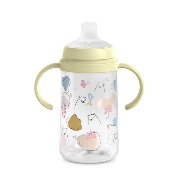 Suavinex Bear 2.láhev s oušky 270ml ZELENÁ