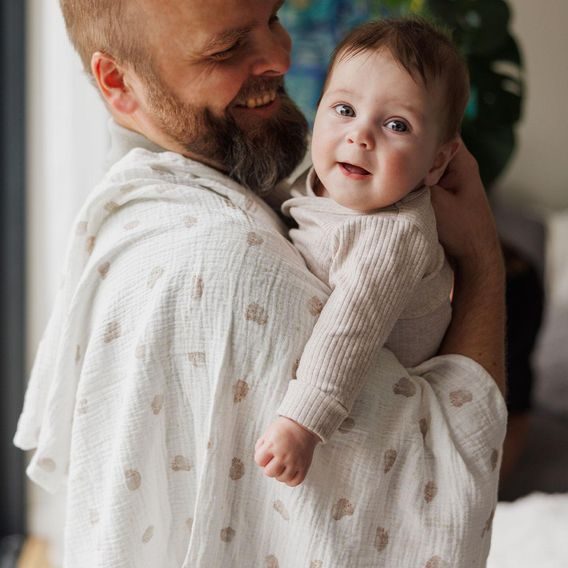 BabyOno Mušelínové pleny 3ks OVEČKY