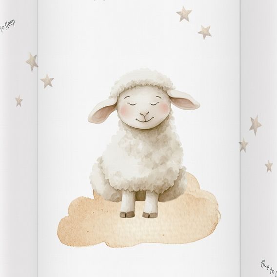 Albero Mio Přebalovací podložka s pevnou deskou 70x47 (447) SLEEPING SHEEP