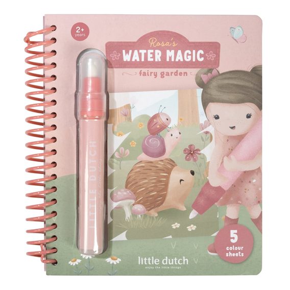 Little Dutch Kniha kouzlení s vodou Rosa Fairy Garden