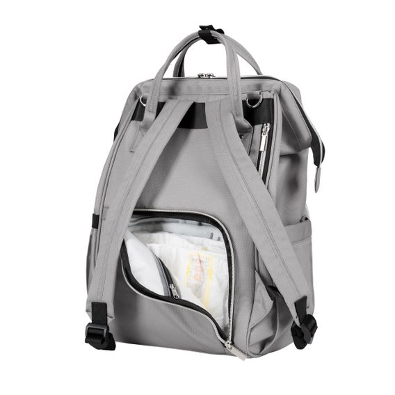 KikkaBoo Přebalovací batoh Siena Light Grey