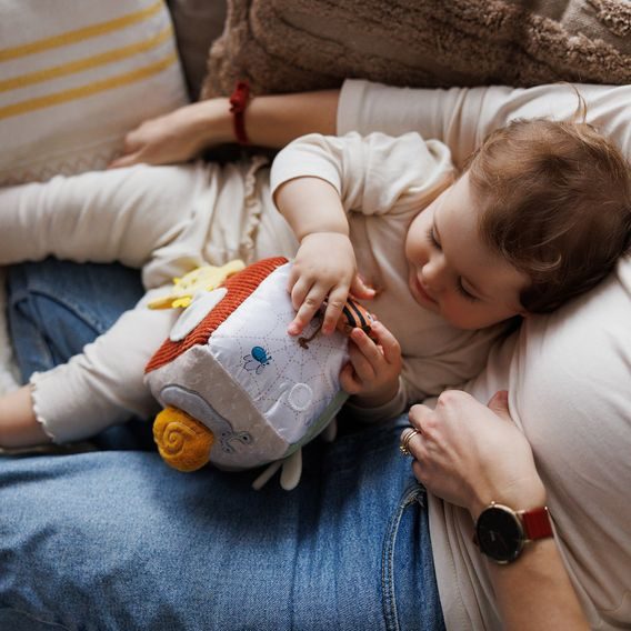 BabyOno Senzorická kostka NATURE