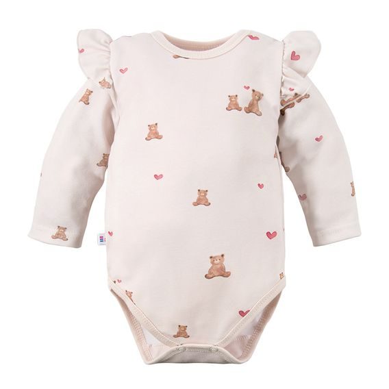 Eevi Body dlouhý rukáv Hearts&Bears MEDVÍDCI