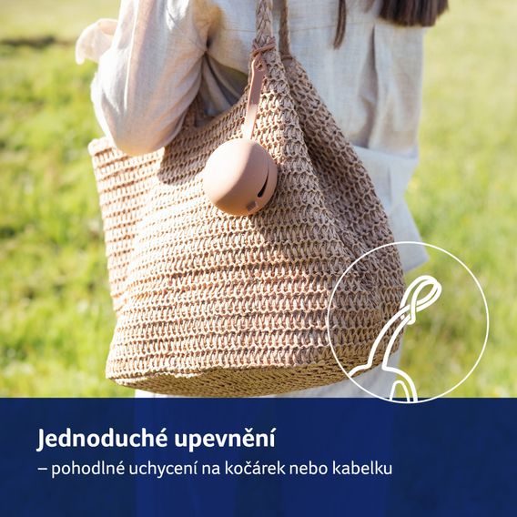 LOVI Silikonové pouzdro na dudlík Nude