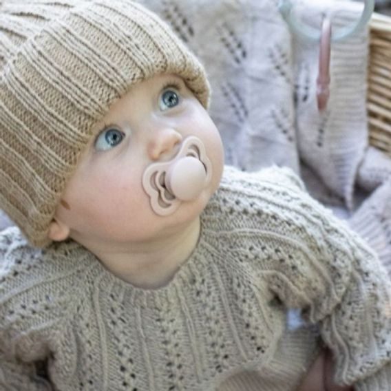 BIBS Supreme Dudlíky kaučuk symetrické 6m+ 2ks Island Sea/Sage