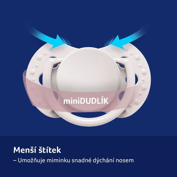 LOVI Dudlík 0-2m silikon dynamický Baby Shower 2ks GIRL