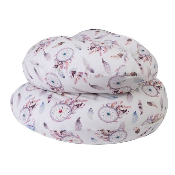 BabyMatex Multifunkční polštář C-Pillow (č.04) LAPAČE SNŮ BÍLÁ