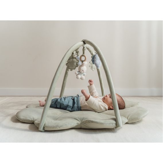 Little Dutch Hrací deka s hrazdou králíček Miffy Lucky Leaves