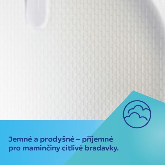 Canpol babies Tvarované prodyšné 3D vložky do podprsenky 50+10ks ČERNÉ