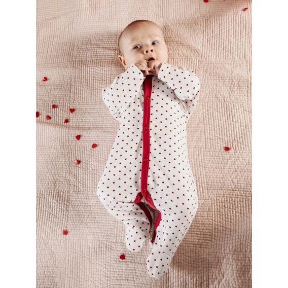 Eevi Overal se srdíčky Love BÍLÁ