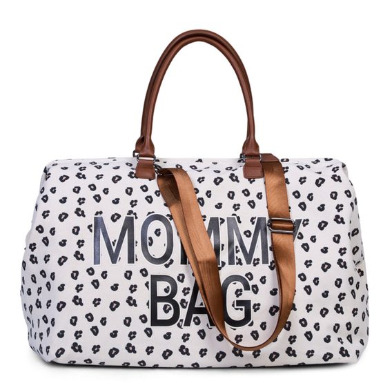 Childhome Přebalovací taška Mommy Bag Canvas Leopard