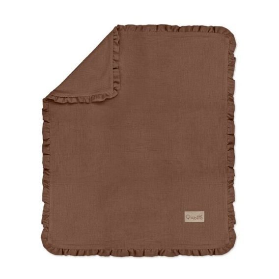 Albero Mio Mušelínová dečka ČOKOLÁDOVÁ