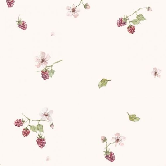 Samiboo Bambusové prostěradlo do kočárku/koše - MALINY (Raspberries)