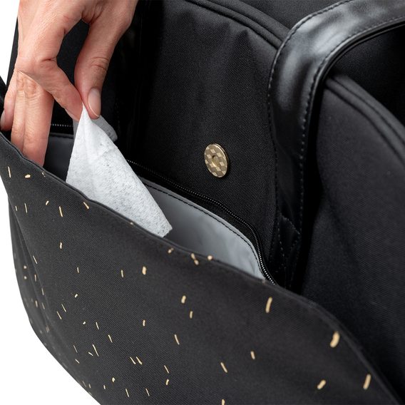 KikkaBoo Přebalovací taška Chelsea Confetti Black