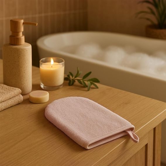 BabyOno Bambusová žínka PUDROVĚ RŮŽOVÁ