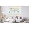 Obraz na korku jemná mapa s telovým okrajom