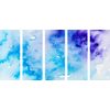 5-dielny obraz abstrakcia oblohy