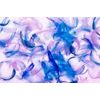 Nádherná tapeta modro-fialové pierka