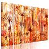 5-dielny obraz umelecká abstrakcia púpav