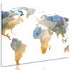 Obraz luxusná mapa sveta