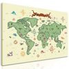 Obraz rozprávková mapa sveta
