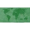 Obraz historická mapa sveta v zelenom prevedení