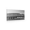 Obraz nádherné Koloseum v čiernobielom prevedení