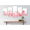 5-dielny obraz plný krásnych srdiečok