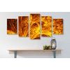 5-dielny obraz ohnivý strom