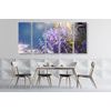 5-dielny obraz nádherné modro-fialové kvety levandule