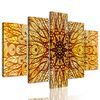 5-dielny obraz zaujímavá luxusná Mandala