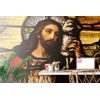 Samolepiaca tapeta milosrdný Ježiš Kristus s jahniatkom