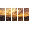 5-dielny obraz výhľad na nádherné more