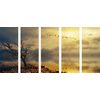 5-dielny obraz pohľad na čisté more